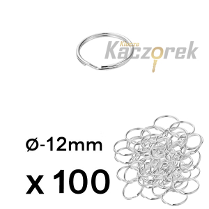 Kółka do kluczy 033 - zwykłe - 100 sztuk